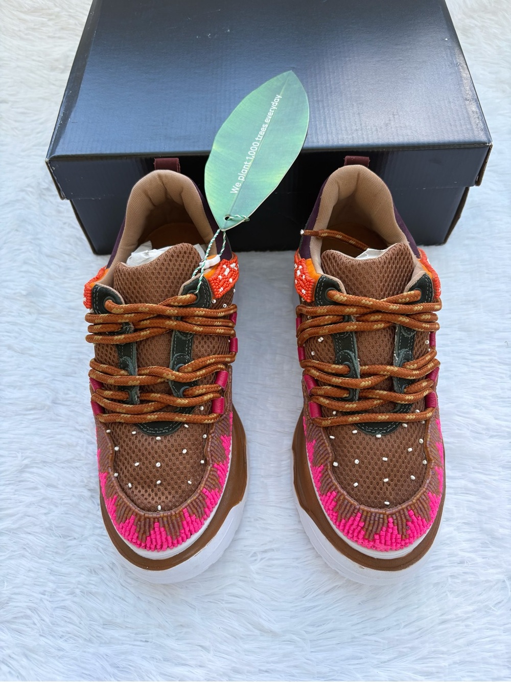 Farm Rio Beaded Platform Sneaker - Picture 2 of 7